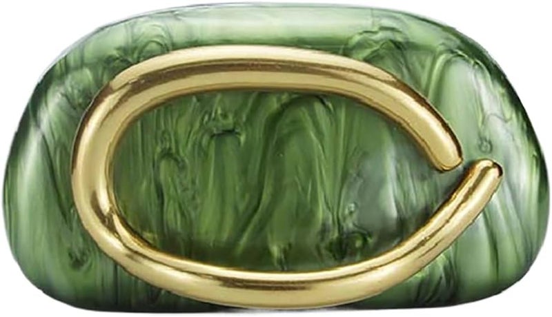 DEBIMY Women Acrylic Clutch Box Metal Handle Evening Bag Trendy Ladies Shoulder Crossbody Purse for Wedding Party Causal - Image 1